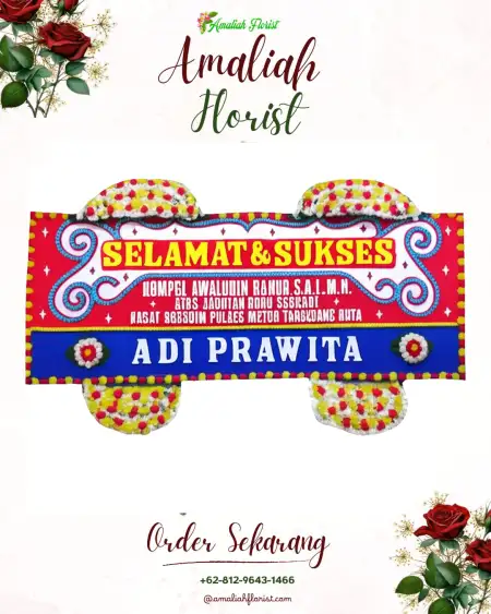 Papan Bunga Ucapan Selamat Pelintung